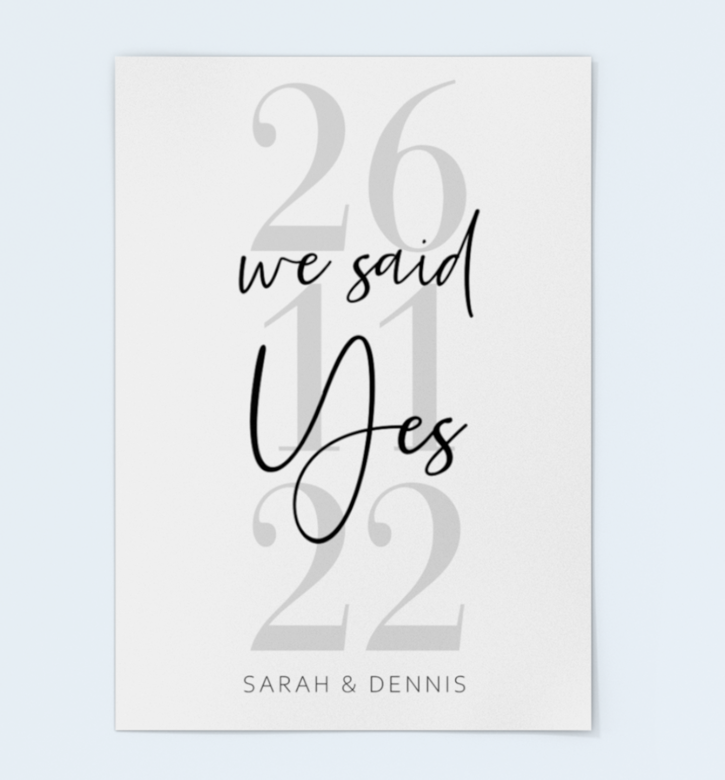 We said yes - Printoria